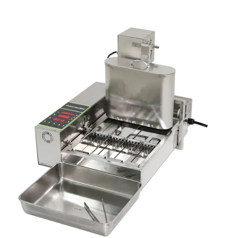 小型産業向けミニ自動電気ナッツドーナツメーカー食品機械ドーナツ揚げ物機