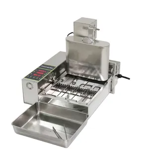 Mini máquina eléctrica automática para hacer rosquillas, máquina de freír rosquillas para pequeñas industrias
