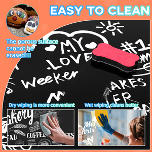 Offerta di Fabbrica: Set di 5 Pennarelli a Gesso Liquido <span class=keywords><strong>Bianco</strong></span> Non Tossici, Senza Polvere, <span class=keywords><strong>per</strong></span> Finestre e Vetro - Product Image 3