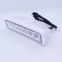Projecteur LED marin 12V CC pour pont/baie de bateau, barre lumineuse en aluminium de 6,3 pouces, projecteur LED pour bateau