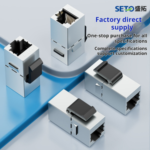 Tùy chỉnh RJ45 Cat6A Mạng coupler adapter cat6A che chắn <span class=keywords><strong>Keystone</strong></span> <span class=keywords><strong>Jack</strong></span> mô-đun cat6A <span class=keywords><strong>Keystone</strong></span> - Product Image 4