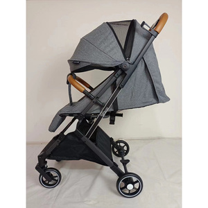 <span class=keywords><strong>Poussette</strong></span> bébé pliable 3 en 1, directement de l'usine, avec capot intégral en maille, amortisseurs sur les quatre roues, ceinture de sécurité à cinq points sécurisée, en plastique - Product Image 3