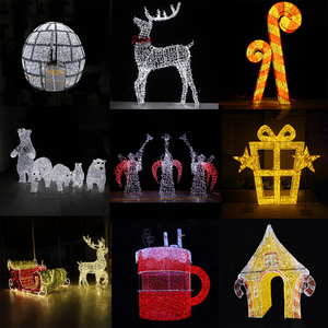 Luce Decorativa Natalizia da Esterno Personalizzata Grande IP65 a Forma di Carrozza con Cavalli 3D LED Ricaricabile Dimmerabile Alimentata a Corrente Alternata 50000 - Product Image 6