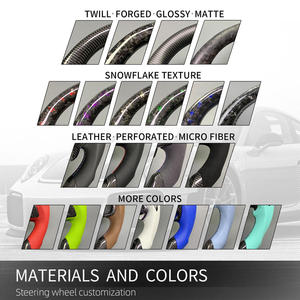 Pour <span class=keywords><strong>BMW</strong></span> E92 Noir Fibre de Carbone avec Écran LED Sport pour <span class=keywords><strong>BMW</strong></span> E90 E91 E84 E46 E60 Série 3 Série 4 Volant en Fiber de Carbone - Product Image 5