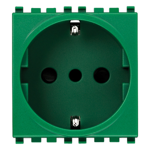 เต้ารับสีเขียว 2P+T 16A P30 พร้อมขากราวด์ สำหรับใช้ภายในอาคาร - Product Image 1