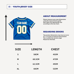 Maillot <span class=keywords><strong>de</strong></span> football américain personnalisé pour enfants, maillot personnalisé pour jeunes garçons avec nom et numéro personnalisés pour <span class=keywords><strong>le</strong></span> jour du match - Product Image 2