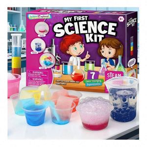 Kit de chimie STEM interactif pour enfants - Jouet éducatif d'expériences scientifiques avec apprentissage pratique amusant et découverte en laboratoire sécurisée - Product Image 2