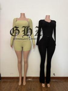 Y2k Phụ Nữ Của Biểu Tượng Tùy Chỉnh Cao Cô Gái Thân Thiện Với nhún vai Và Bodysuit Tập Thể Dục Thể Thao Phòng Tập Thể Dục Phụ Nữ Khăn Choàng Với Áo Liền Quần Cho Phụ Nữ - Product Image 2