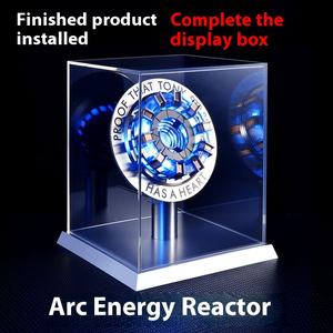 Première génération Iron Man réacteur <span class=keywords><strong>coeur</strong></span> modè<span class=keywords><strong>le</strong></span> alliage périphérique arche jouet sérigraphie fonte métal Figure modè<span class=keywords><strong>le</strong></span> ornement - Product Image 2