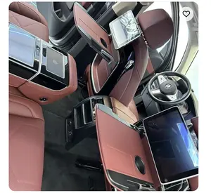 Kursi mobil canggih instalasi tidak merusak harga pabrik kursi belakang peningkatan Interior dengan konsol untuk BMW perlengkapan Interior X5