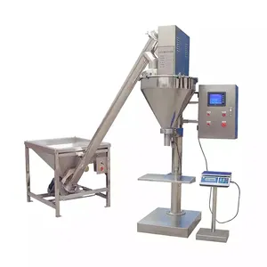 Machine d'emballage de pesage de poudre sèche de bureau 1-100g Distributeur de gros Machine de remplissage de poudre à vis en spirale