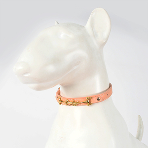 Groothandel Luxe Lederen Hondenhalsband En Leiband Set Gevulde Gerecyclede Fabricage Gepersonaliseerde Luxe Kleine Grote Huisdieren Wandelen - Product Image 2