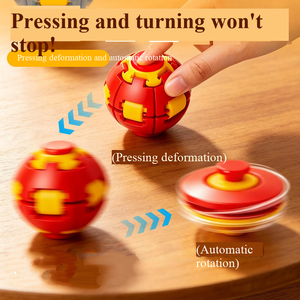 Jouet sensoriel gyroscopique 3D anti-stress transformable à pression et rotation automatique pour enfants - Vente chaude - Product Image 4