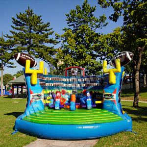 Jeu de défi Porte de football gonflable AFL Goal Soccer Toss pour carnaval en PVC et bâche avec accessoire souffleur - Product Image 5