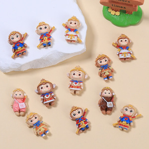 Wukong resina encantos Son <span class=keywords><strong>Goku</strong></span> mono DIY decoración para teléfono caso pinza de pelo - Product Image 2