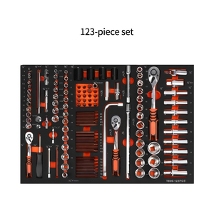 Boîte à outils professionnelle en acier avec 4 tiroirs, 234 pièces, personnalisable OEM/ODM pour ateliers et garages - Product Image 2