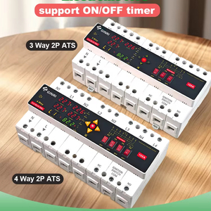 Customized N L Isolation ATS Adjustable 100A 125A 4 Way/3 Way 2P Automatic Transfer Switch <strong>Over</strong> Under Voltage Current <strong>Protector</strong> - Product Image 1