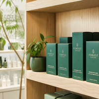 Boîtes cadeaux rigides portables réutilisables écologiques personnalisées avec finition mate et insert en ruban pour parfums, cosmétiques et soins de la peau