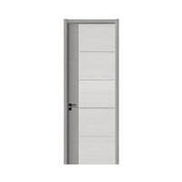 Porte intérieure moderne en bois mélaminé pour chambre, hôtel, villa et hôpital - Couleur et taille personnalisées - Garantie de 3 ans