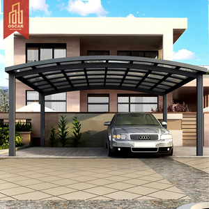 Abri de jardin imperméable pour <span class=keywords><strong>terrasse</strong></span>, abri mobile pour voiture, isolation, transparent, fixe, simple face, en aluminium, abri de voiture électrique extérieur - Product Image 1