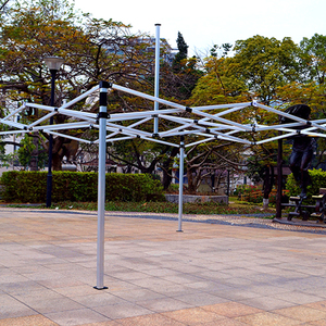 Carpas con dosel plegables de 10x20 pies con impresión de logotipo personalizado para publicidad al aire libre y feria comercial para lugares de Feria Comercial - Product Image 4