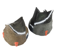 Décoy de canard réaliste en plastique imperméable 3D avec quille lestée, accessoires écologiques et légers pour la chasse aux oiseaux aquatiques