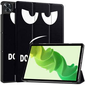 Tablet PC Tri-fold Flip PU cuero flor pintada personalidad Smart Cover para OPPO <span class=keywords><strong>Realme</strong></span> <span class=keywords><strong>Pad</strong></span> 2 11,5 pulgadas - Product Image 1