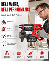 DERUIDA Perforateur rotatif électrique 21V le plus vendu, outils électriques pour la démolition industrielle du béton, perceuses
