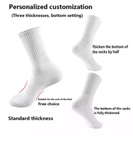 Chaussettes personnalisées OEM ODM, toutes longueurs, tous styles, couleurs de tissu, logo, motif, design, directement de l'usine, petites séries, livraison directe, vente en gros
