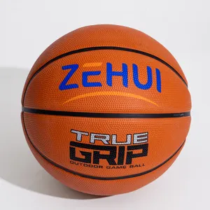 Rubber Professional Basketballs 29.5 Size 7 Balones De Basketball Zehuisports Ball Custom Rubber Basketball Ball Sports Match