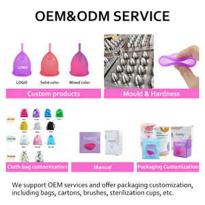 Vente en gros de coupes menstruelles en silicone de qualité médicale, sans BPA, à étiquette privée, classiques - Product Image 5