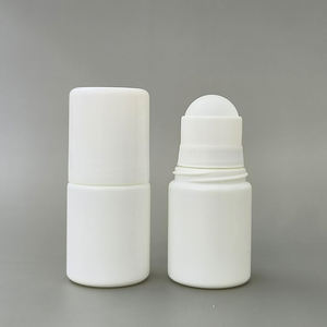 Flacon vide de déodorant de petite capacité 40 ml avec applicateur à bille grande taille, logo personnalisé, flacon roll-on rechargeable, tube corporel - Product Image 4