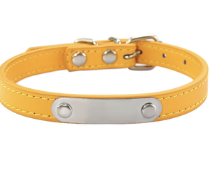 <span class=keywords><strong>Collar</strong></span> de Lujo para Perros y Gatos de Material PU con Grabado y Campana - <span class=keywords><strong>Collar</strong></span> para Mascotas Pequeñas - Product Image 5