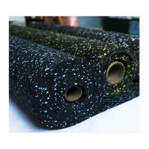 أرضية مطاطية رخيصة للصالات الرياضية، أرضية مطاطية ملفوفة لصالات اللياقة البدنية - Product Image 5