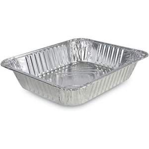 Recipientes para Vaporera de Aluminio de Calibre 400, Tamaño Medio, Profundos, 2.56 de Profundidad, 10.38 x 12.75, para Restaurantes y Hoteles, 100 por Caja - Product Image 1