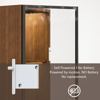 Interrupteur mural sans fil auto-alimenté 10A haute puissance à commande cinétique pour bandes LED sous armoire – Aucune pile requise