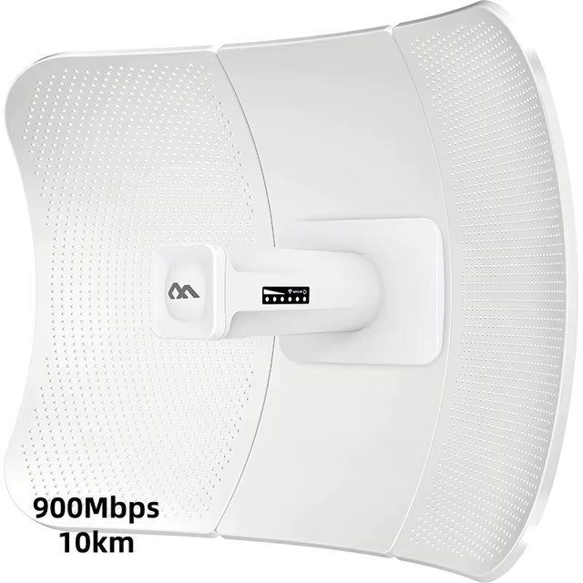 WIFI Bridge Support Starlink 5.8Ghz Frequency 900Mbps High Speed Outdoor 24V POE Power Supply 10km Long Distance Communication