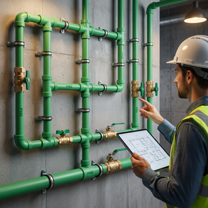 Tubo PPR di Grande Diametro <span class=keywords><strong>REHOME</strong></span> Factory PN20 PN25 per Acqua Calda, 3 Pollici 75mm 90mm 110mm, per Fornitura Idrica Industriale - Product Image 3