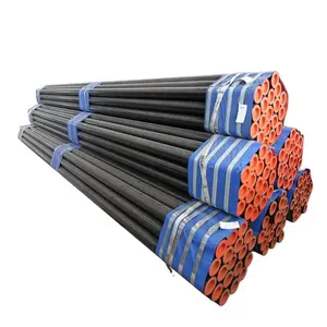 Хорошее качество ASTM A106/API 5L MS углеродная горячекатаная круглая черная железная бесшовная стальная труба, цена производителя