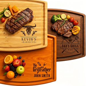 Tabla de Charcutería Personalizada, Ecológica y Duradera, de Madera de Nogal Negro, para Cortar y Picar, Regalo de Boda, para Barbacoa - Product Image 1