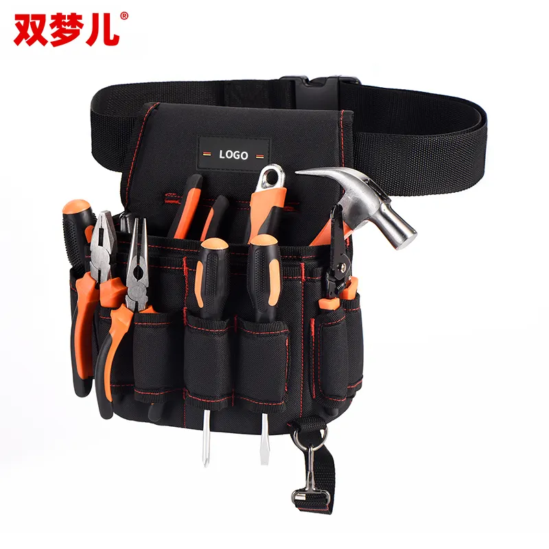 Stylish and rugged outdoor heavy duty waterproof electrician folding kit with tool belt