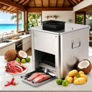 Trancheuse à viande électrique, machine à trancher la viande congelée, haute vitesse, pour <span class=keywords><strong>charcuterie</strong></span> et produits froids - Product Image 1