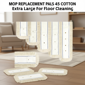 Panno di ricambio per mocio 45 cm in cotone extra large per la pulizia dei pavimenti - Product Image 3