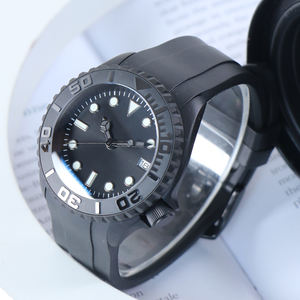 Montre de luxe pour homme SKX007 SKX009 NH35 sans logo, mouvement automatique manuel, lunette en céramique, étanche, cadran noir lumineux - Product Image 1