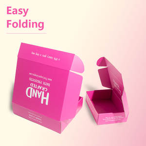 Custom Mailer Printed Pink <strong>Red</strong> Apparel Boxes Corrugated Mailer <strong>Box</strong> Shoes Clothes <strong>Box</strong> Packaging With Logo - Product Image 2