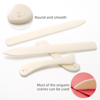 Couteau d'origami artisanal JP ABS pour la découpe de papier et la création de motifs d'os de vache
