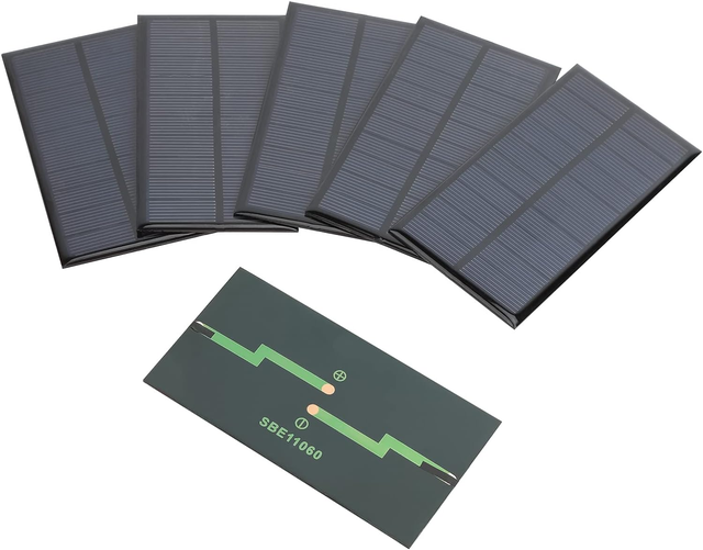 Waterproof Small ETFE PET Epoxy Solar Panel 0.5W 1w 2w 3w 5w Custom Mini Monocrystalline Solar Panel 5v 6v 12v for Farm Sensors