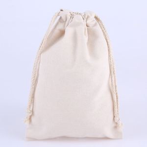 100% Eco Friendly Reusable Promotion Gift Bag Custom Jute Fashion <b>Drawstring</b> <b>Pouch</b> Logos Silk Screen Printed Customized Size - Product Image 3
