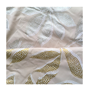 Textile de maison <span class=keywords><strong>blanc</strong></span> 100% <span class=keywords><strong>tissu</strong></span> d'impression d'<span class=keywords><strong>or</strong></span> de polyester - Product Image 5