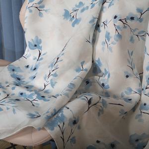 Set di Tende Oscuranti e Trasparenti con Stampa Blu all'Ingrosso - Product Image 4